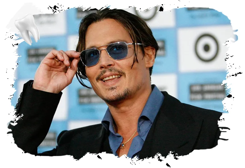Wie waren die Zähne des jungen Johnny Depp? Hatte er irgendwelche Eingriffe? 1 Johnny Deep