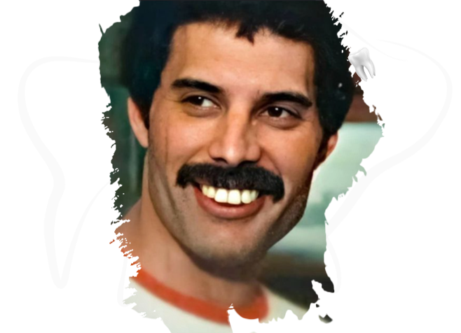 Freddie Mercury Teeth Show