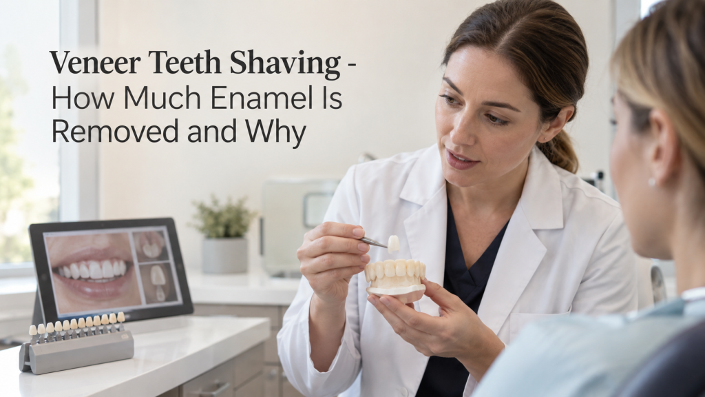 Veneer Teeth Shaving How Much Enamel Is Removed and Why