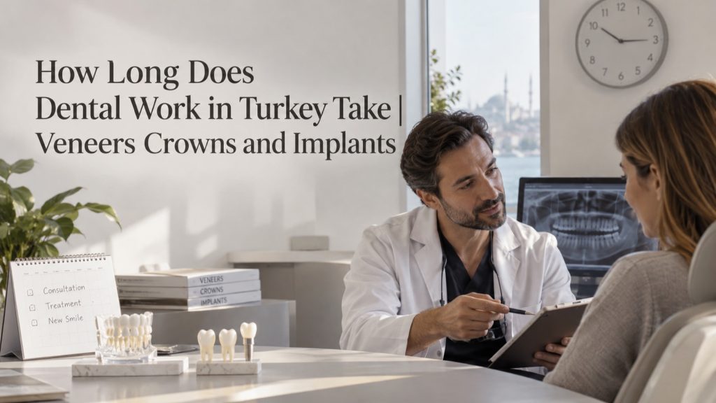 How Long Does Dental Work in Turkey Take | Veneers Crowns and Implants 2 How Long Does Dental Work in Turkey Take | Veneers Crowns and Implants