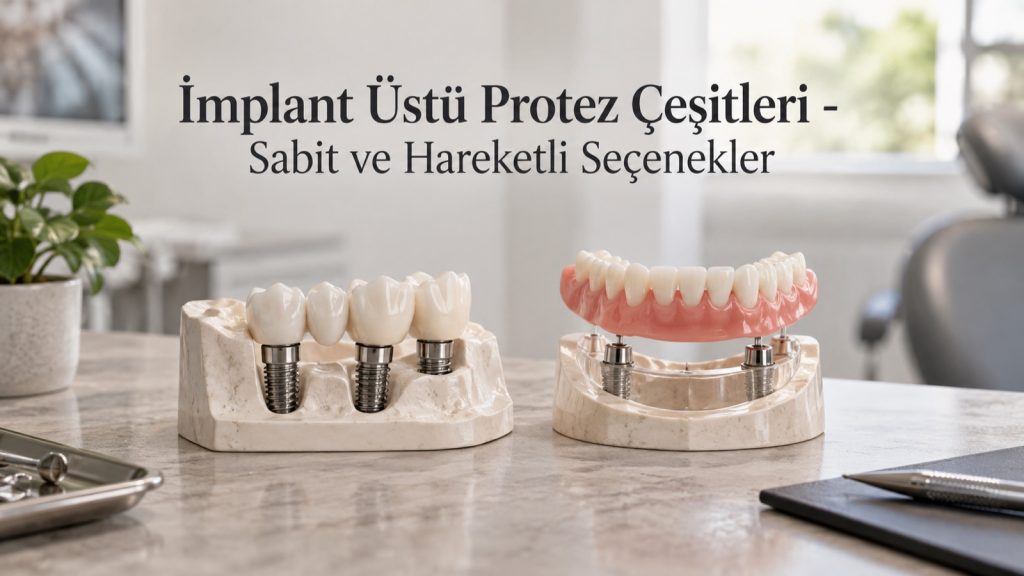 İmplant Üstü Protez Çeşitleri - Sabit ve Hareketli Seçenekler